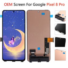 OEM For Google Pixel 8 Pro LCD Display Touch Screen Assembly Replacement Black
