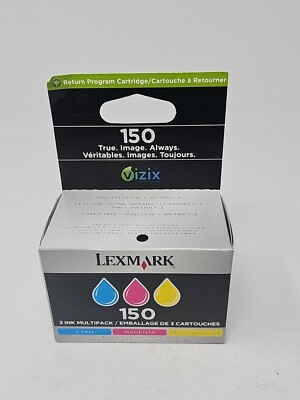 Lexmark Ink 150 Lexmark 150 3 Ink Multipack Cyan Magenta Yellow - New / sealed | eBay