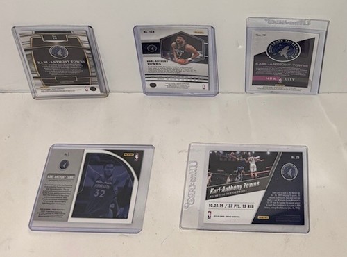 Karl Anthony Towns lot of 5 sports cards - Picture 2 of 2