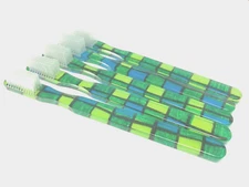 5 New FUN and Colorful Vintage Toothbrushes By Alan Stuart of New York