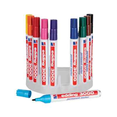 EDDING Permanent Marker 3000 in der 10er Systembox wasserfester Markierstift