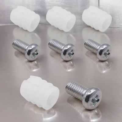 4 IKEA Spare Parts Set #102267 #105163 (BRIMNES MALM TYSSEDAL) Screw / Rawl Plug