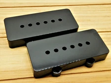 Jazz Master Pickup Covers  set of 2, 51mm strnig spacing Black