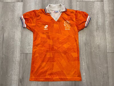 NETHERLAND HOLLAND Lotto Home Boys L 164 Jersey 1991/1993 Shirt