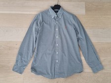  Ralph Lauren  Green White Checked Shirt Size Medium