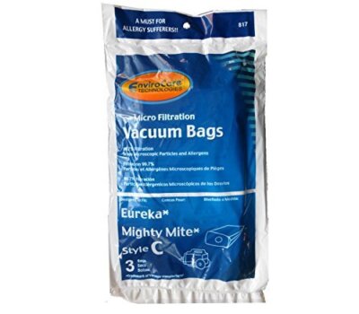 EnviroCare 3 Eureka C Allergy Mighty Mite Canister Commercial Vacuum Cleaner Bag