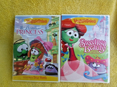 NEW/SEALED 2 DVD SET ANIMATED VEGGIETALES SWEETPEA BEAUTY
