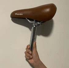 Prorider Bike Bicycle Seat Saddle Seat Particle Flow Bicycle Nice Brown OEM Part