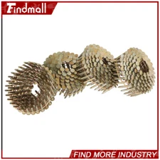 Findmall 7200Pcs 15 Degree 1-1/4" × 0.12" Galvanized Coil Roofing Nail wire Coil