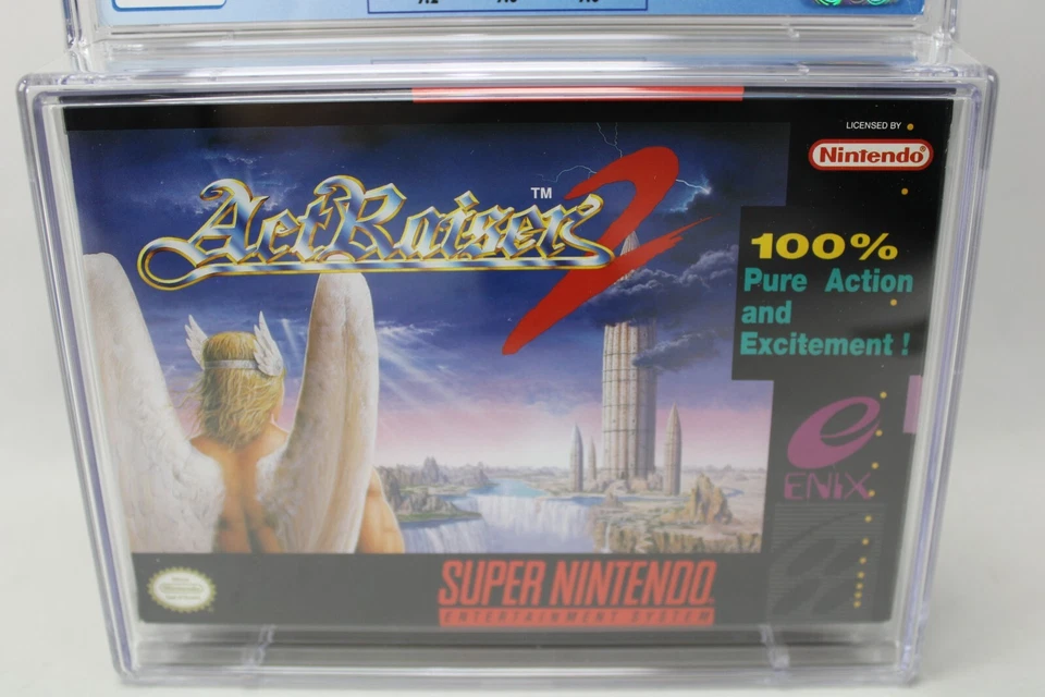 ActRaiser 2 Super NES 1993 CIB CGC Graded 9.2 - Image 2 of 4