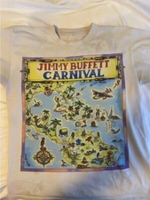 Jimmy Buffet CARNIVAL Band T-Shirt L 1998