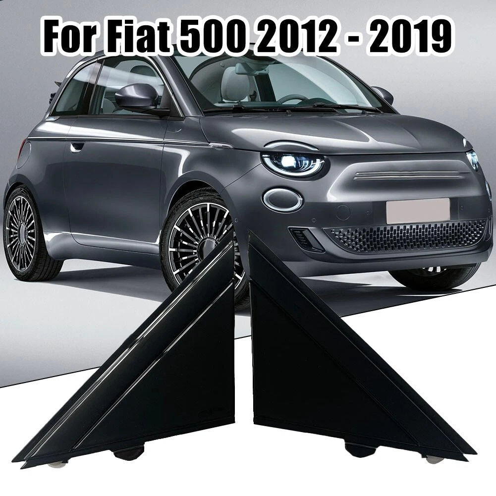 Brand New Mirror Triangle Trim Plate Accessories For Fiat 500 Left