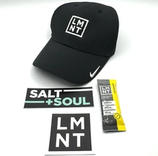 Nike LMNT Dri-Fit Hat Black Adjustable M/L Embroidered Logo Cap + Bonuses! NWT