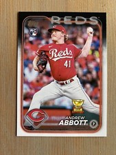 Andrew Abbott 2024 Topps Series 1 #214 All-Star Rookie Cup Cincinnati Reds Rc