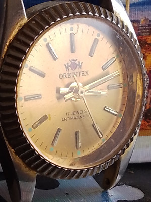 Vintage  mechanical antimagnetic women's watch OREINTEX 1990s