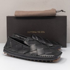 Bottega Veneta Intrecciato Black Douglas Maxi Loafers - Size 37 EU 7US