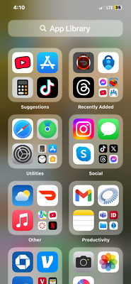Apple iPhone 12 Pro Max - 128 GB - Silver (T-Mobile) with Tik-Tok installed