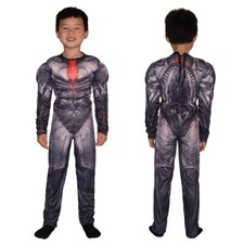 Funny Party Kids Victor Stone Jumpsuit Uniform Halloween Cosplay Costume
