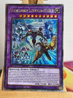 Wecke Deinen Elementar-HELDEN MP24-DE018 Quarter Century Secret Rare DE NM YGO