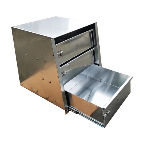Aluminium ToolBox 3-Layer Drawer System - Slide Out Tools Storage For Canopy Ute - Picture 3 of 5