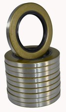 (Qty 50) 10-10 21333TB Double Lip Seal for 5200-7000lb Trailer Axle 2.125"x3.37"