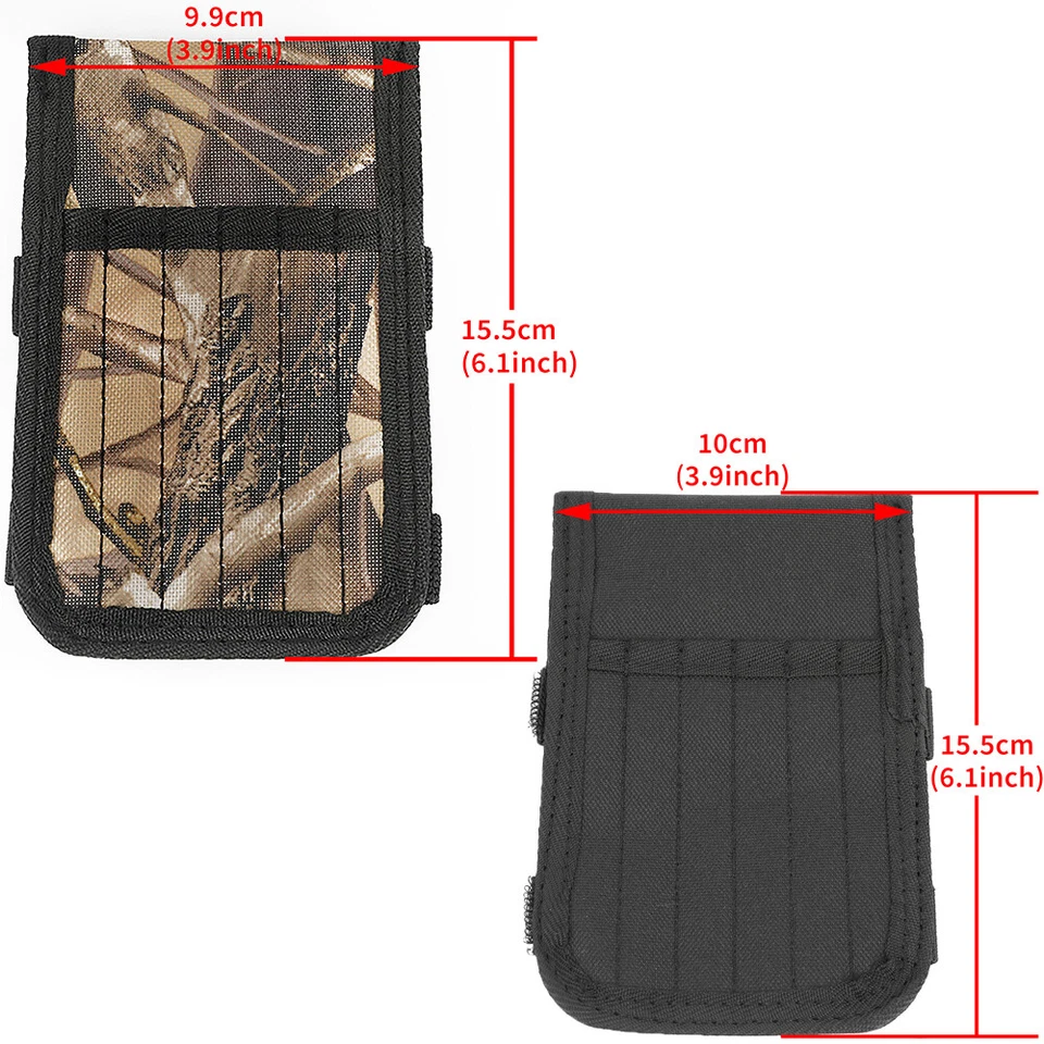 Camo Crossbow Arrow Quiver Bag Bolt Holder Double-Side Shooting Hunting Portable - Image 2 of 4