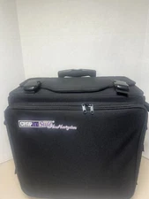 Crop In Style Navigator Black 17" Multi-Pocket Travel Rolling Tote Organizer Bag