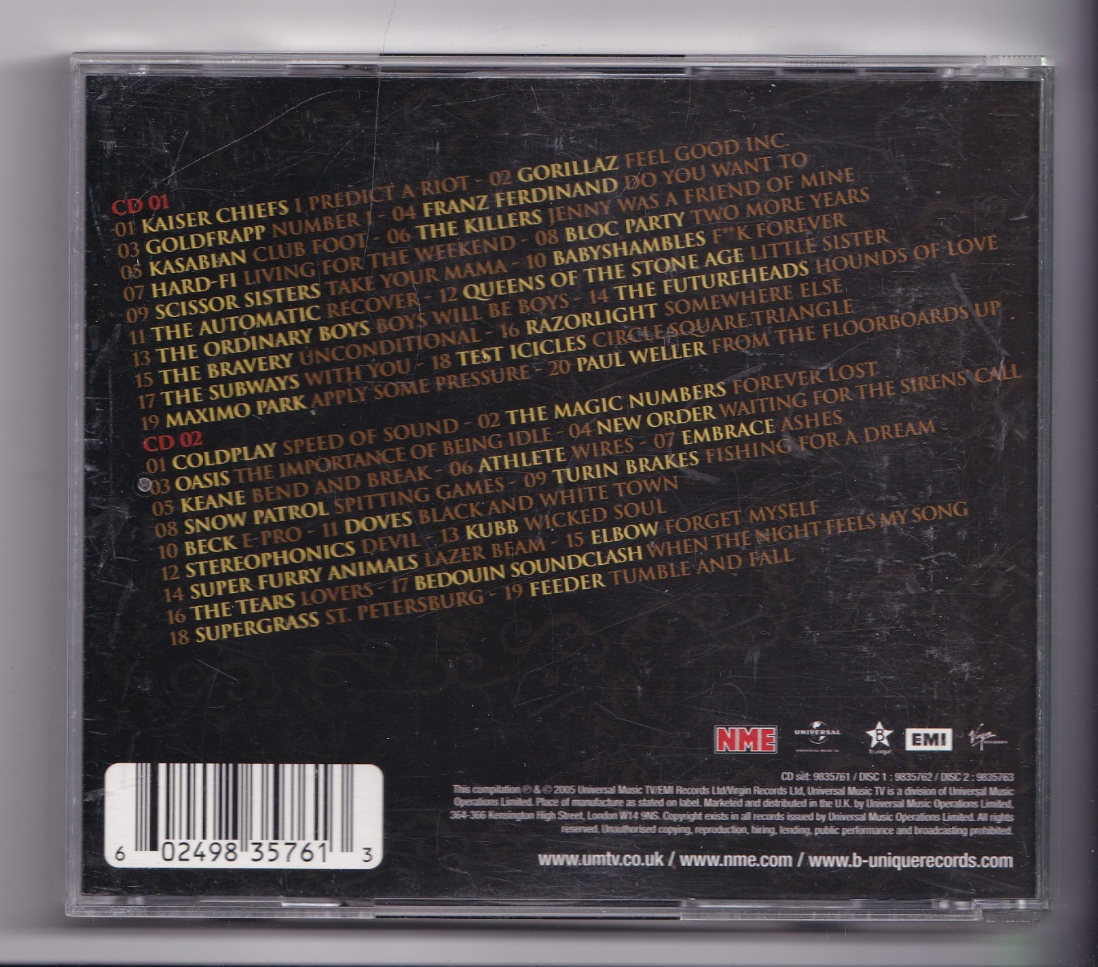 (MA992) NME: The Essential Bands, 39 tracks various artists - 2005 double CD thumbnail 2