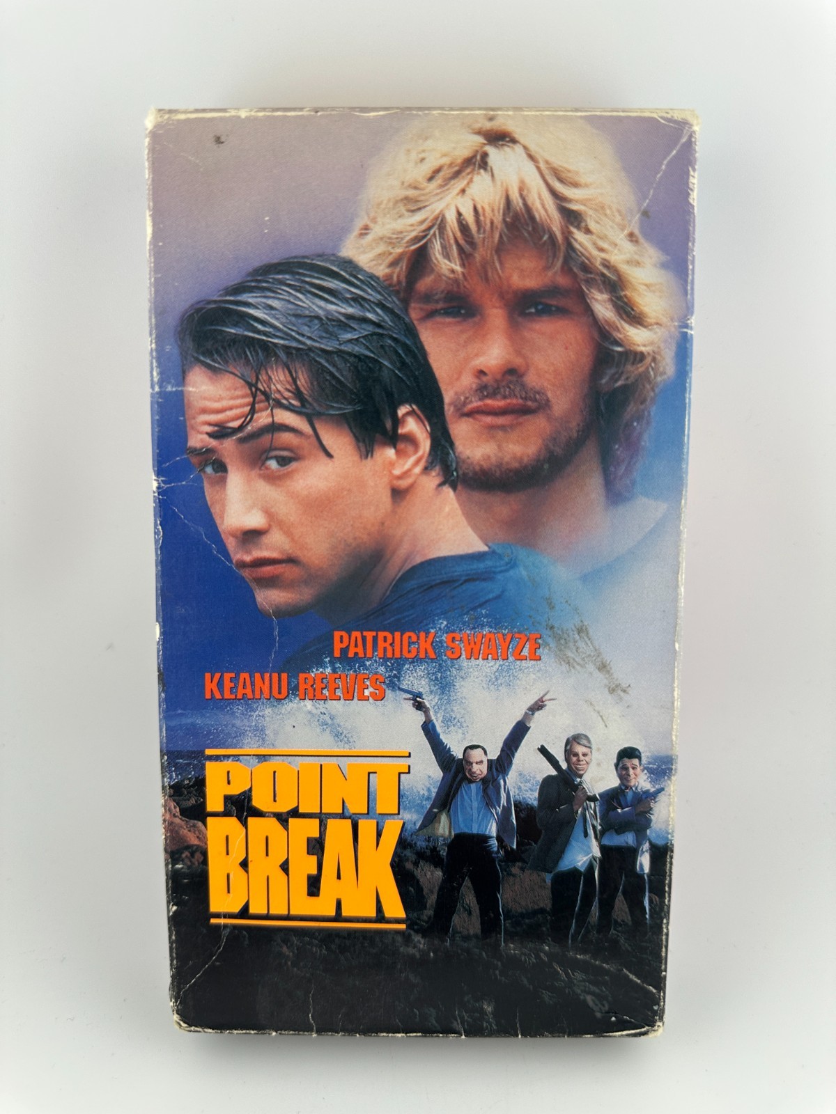 Point Break VHS 1991 Keanu Reeves Patrick Swayze Fox Video Tested Surf Action