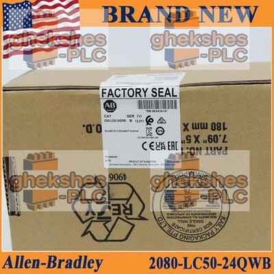 New 2080-LC50-24QWB NEW PLC Micro850 24 I/O EtherNet/IP Controller