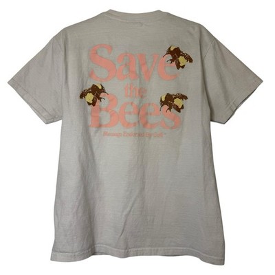 Golf Wang FlowerBoy Save The Bees Sz M Beige Graphic T-Shirt Tyler