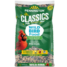 Pennington Classic Dry Wild Bird Feed and Wild Bird Seed, 5 lb. Bag, 1 Pack