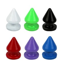 100 8 12mm Painted Zinc Alloy Cone Spots Leathercraft Rivets Bullet Punk Spike