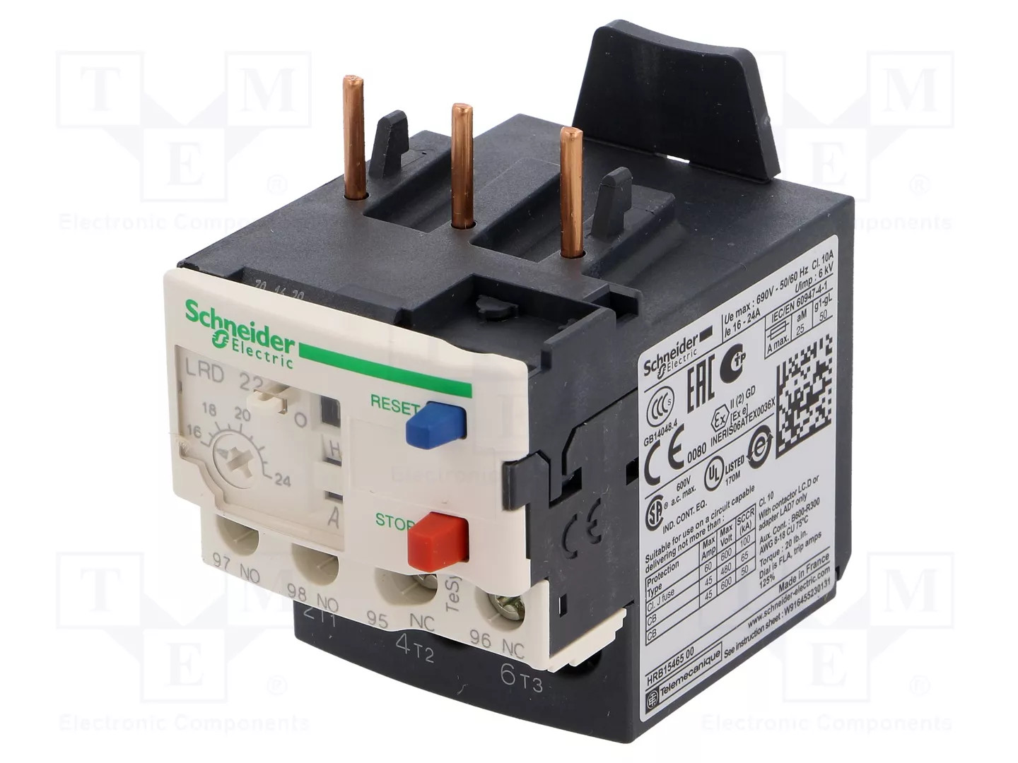 Telemecanique Schneider Électrique LRD22 034684 Relais de Protection Moteur - Image 5