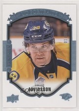 2015 Upper Deck UD Portraits Platinum Blue Foil 1/25 Viktor Arvidsson #P-73 0nc