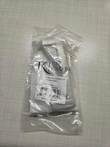 Top Knobs M1161 Square Bar Pull 3 3/4" (c-c) - Brushed Satin Nickel - Picture 2 of 2