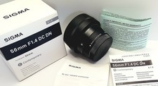 SIGMA CONTEMPORARY 56mm F1.4 DC DN Luxury Japan CAMERA LENS BRAND NEW w/Manual 