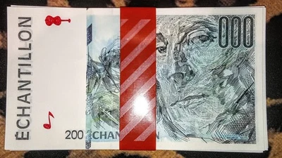 Billets Maurice Ravel / Échantillon 200 Francs Eiffel ( Liasse X 10 Billets ) - Photo 1/4