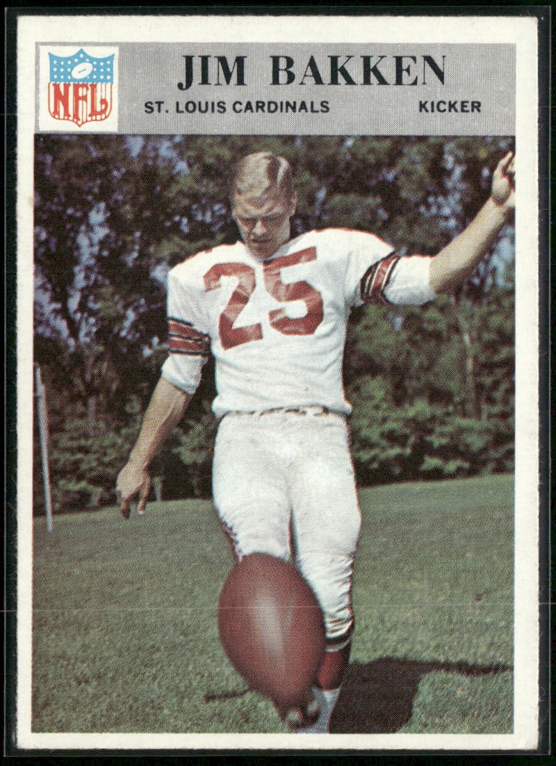 Jim Bakken 1966 Philadelphia #158 St. Louis Cardinals