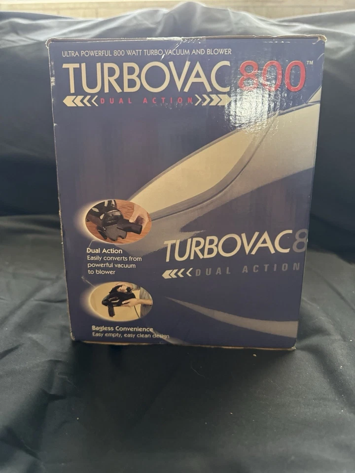 Soplador aspirador manual Turbovac 800 con cable ~nuevo sellado en caja~ Foto 2 de 4