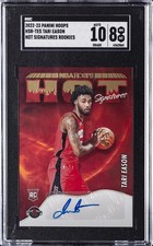 2022-23 PANINI HOOPS HOT SIGNATURES ROOKIES #HSR-TES TARI EASON SGC 8
