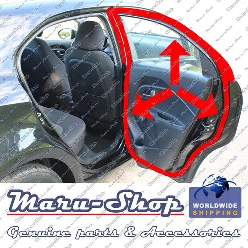 Door Side-Door Rubber Weatherstrip Seal RR/RH for 12~17 Kia Rio5 5DR Hatchback