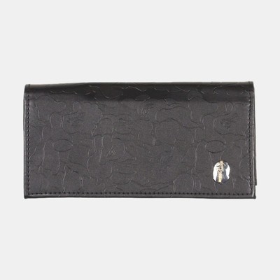 A Bathing Ape Long Geldbörse / Herren / Schwarz / Leder