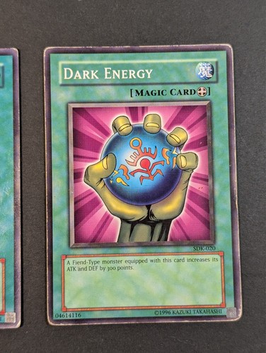 Yugioh TCG - 2x Dark Energy - SDK-020 - LP - De colección - Hechizo - 2002 - Kaiba - Imagen 4 de 9