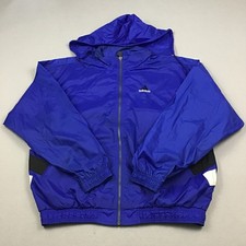 Vintage adidas Jacket Men Extra Large Blue Windbreaker Big Logo Embroidery 90s