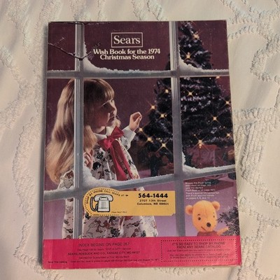 RARE Vintage Sears 1974 Christmas Book Toy Wish Catalog Toys Holidays Electronic