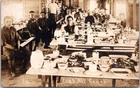 PC5765 WW1 World War 1 Military Soldier Christmas Dinner 1917 Postcard RPPC