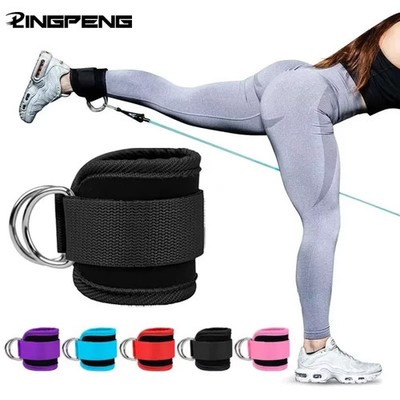 Fitness Gurt Knöchel Griff Training Bein Hüfte Zubehör Doppel D