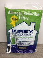 Kirby Vacuum Filter Bags Micron Magic HEPA Allergen Reduction 6-Pack White