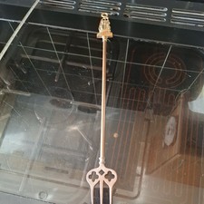 Vintage Brass Mayflower Ship Toasting Fork Fireplace Companion Tool Marshmallow